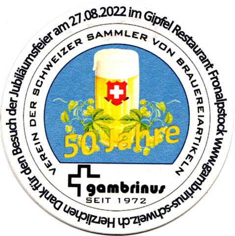 einsiedeln sz-ch einsiedler rund 3b (205-50 jahre gambrinus 2022)